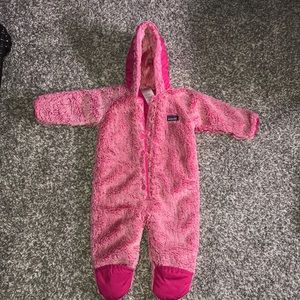 Patagonia baby girl bunting suit 6m